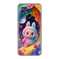 Дизайнерский силиконовый чехол для Xiaomi Redmi 10C Labubu Лабубу