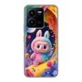Дизайнерский силиконовый чехол для Vivo Y35 Labubu Лабубу
