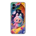 Дизайнерский силиконовый чехол для Xiaomi Redmi A1 Plus Labubu Лабубу