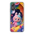 Дизайнерский силиконовый чехол для OPPO A17 Labubu Лабубу