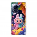 Дизайнерский силиконовый чехол для Xiaomi 13 Lite Labubu Лабубу