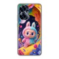 Дизайнерский силиконовый чехол для Realme C55 Labubu Лабубу