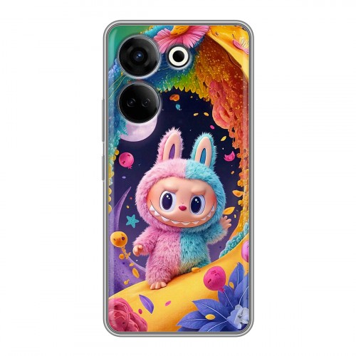 Дизайнерский силиконовый чехол для Tecno Camon 20 Labubu Лабубу