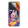 Дизайнерский силиконовый чехол для Xiaomi 14 Pro Labubu Лабубу