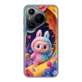 Дизайнерский силиконовый чехол для Huawei Pura 70 Labubu Лабубу