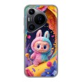 Дизайнерский силиконовый чехол для Huawei Pura 70 Pro Labubu Лабубу