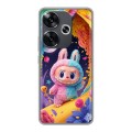 Дизайнерский силиконовый чехол для Xiaomi Redmi Turbo 3 Labubu Лабубу