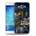 Дизайнерский пластиковый чехол для Samsung Galaxy A8 Messi Barcelona