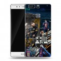 Дизайнерский пластиковый чехол для Huawei P9 Plus Messi Barcelona