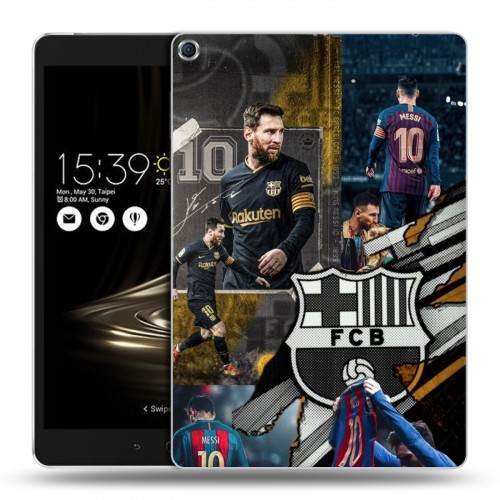 Дизайнерский силиконовый чехол для ASUS ZenPad 3S 10 Messi Barcelona