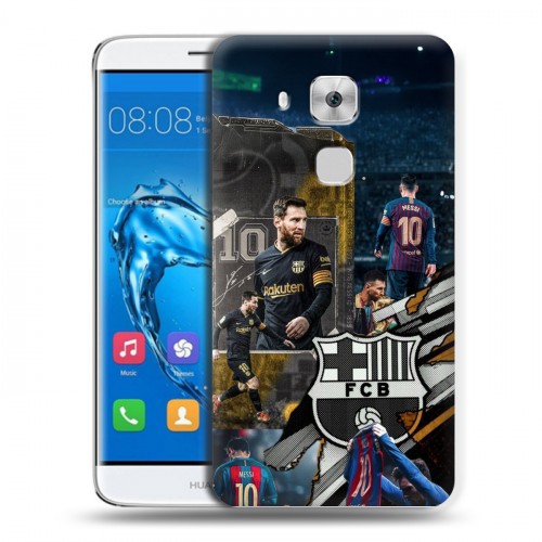 Дизайнерский пластиковый чехол для Huawei Nova Plus Messi Barcelona