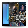 Дизайнерский силиконовый чехол для Samsung Galaxy Tab S3 Messi Barcelona