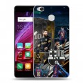 Дизайнерский силиконовый с усиленными углами чехол для Xiaomi RedMi 4X Messi Barcelona
