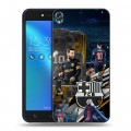 Дизайнерский силиконовый чехол для Asus ZenFone Live Messi Barcelona