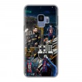 Дизайнерский силиконовый чехол для Samsung Galaxy S9 Messi Barcelona