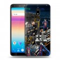Дизайнерский силиконовый чехол для BQ Space X Messi Barcelona