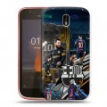 Дизайнерский пластиковый чехол для Nokia 1 Messi Barcelona