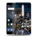 Дизайнерский пластиковый чехол для Nokia 6 (2018) Messi Barcelona