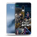 Дизайнерский пластиковый чехол для Meizu 16th Plus Messi Barcelona