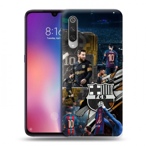 Дизайнерский пластиковый чехол для Xiaomi Mi9 Messi Barcelona