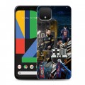 Дизайнерский пластиковый чехол для Google Pixel 4 Messi Barcelona