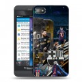Дизайнерский пластиковый чехол для BlackBerry Z10 Messi Barcelona