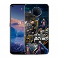 Дизайнерский силиконовый чехол для Nokia 5.4 Messi Barcelona