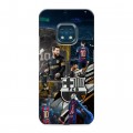 Дизайнерский силиконовый с усиленными углами чехол для Nokia XR20 Messi Barcelona