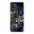 Дизайнерский силиконовый чехол для Samsung Galaxy A03 Messi Barcelona
