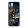 Дизайнерский силиконовый чехол для Nokia G11 Messi Barcelona