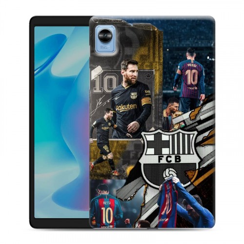 Дизайнерский силиконовый чехол для Realme Pad Mini Messi Barcelona