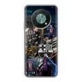 Дизайнерский силиконовый чехол для Huawei Nova Y90 Messi Barcelona