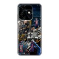 Дизайнерский силиконовый чехол для Tecno Spark 10C Messi Barcelona