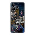 Дизайнерский пластиковый чехол для Realme C53 Messi Barcelona