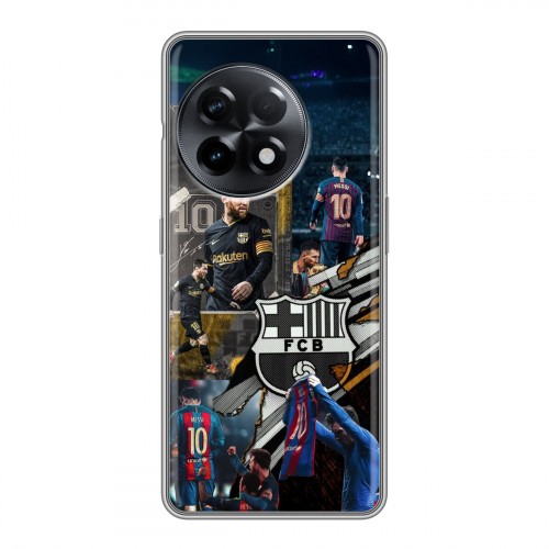 Дизайнерский силиконовый чехол для OnePlus 11R Messi Barcelona