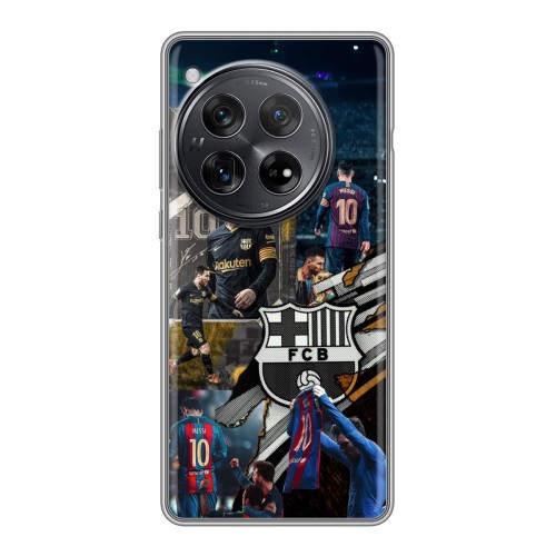 Дизайнерский силиконовый чехол для OnePlus 12 Messi Barcelona