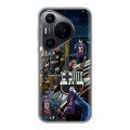 Дизайнерский силиконовый чехол для Huawei Pura 70 Pro Messi Barcelona