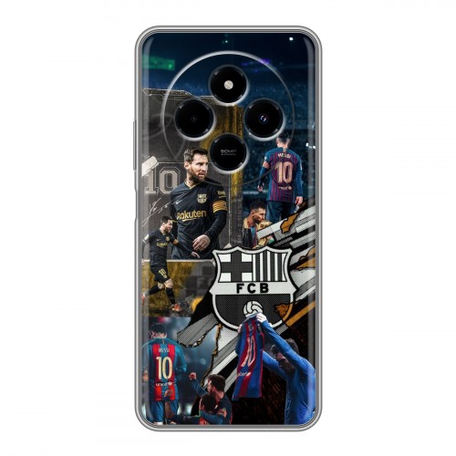Дизайнерский силиконовый чехол для Xiaomi RedMi 14C Messi Barcelona