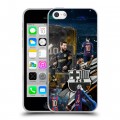 Дизайнерский пластиковый чехол для Iphone 5c Messi Barcelona