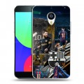 Дизайнерский пластиковый чехол для Meizu MX4 Messi Barcelona