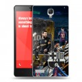 Дизайнерский пластиковый чехол для Xiaomi RedMi Note Messi Barcelona