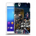 Дизайнерский пластиковый чехол для Sony Xperia C4 Messi Barcelona