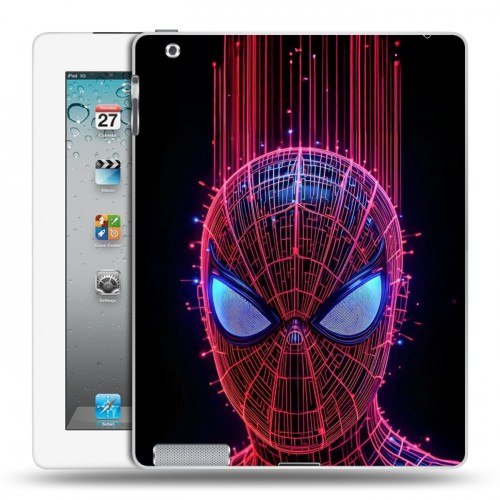Дизайнерский пластиковый чехол для Ipad 2/3/4 Spiderman Человек паук