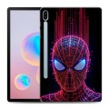 Дизайнерский силиконовый чехол для Samsung Galaxy Tab S6 Spiderman Человек паук