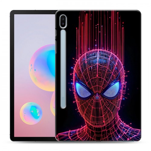 Дизайнерский силиконовый чехол для Samsung Galaxy Tab S6 Spiderman Человек паук