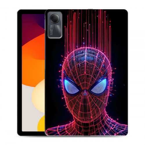 Дизайнерский силиконовый чехол для Xiaomi RedMi Pad SE Spiderman Человек паук