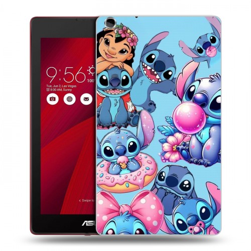 Дизайнерский силиконовый чехол для ASUS ZenPad C 7.0 Лило и Стич