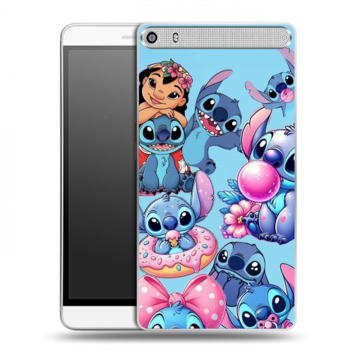 Дизайнерский пластиковый чехол для Lenovo Phab Plus Лило и Стич