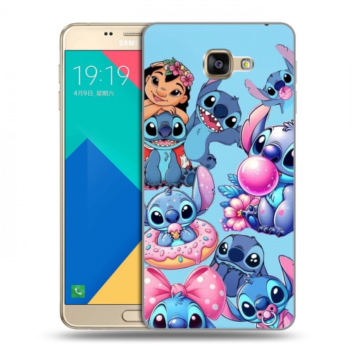 Дизайнерский силиконовый чехол для Samsung Galaxy A9 Лило и Стич