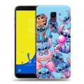 Дизайнерский пластиковый чехол для Samsung Galaxy J6 Лило и Стич